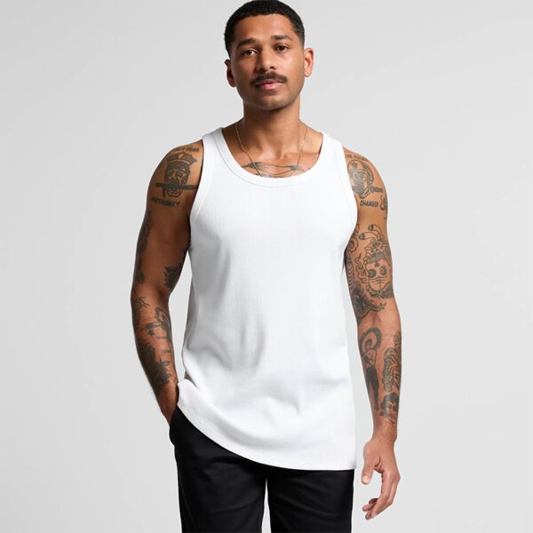 Mens Organic Rib Singlet Thumbnail