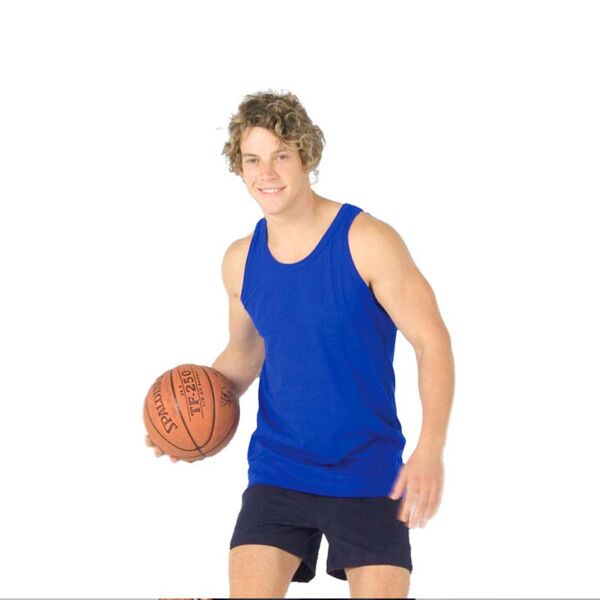 Mens Cotton Singlet Thumbnail