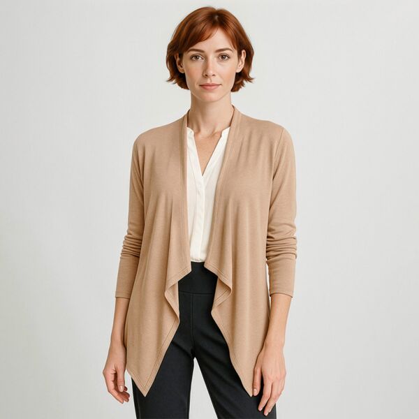 Womens Sofia Waterfall Cardigan Thumbnail
