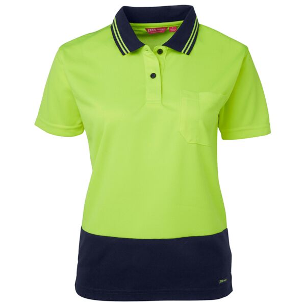 Womens Hi Vis Short Sleeve Comfort Polo Thumbnail