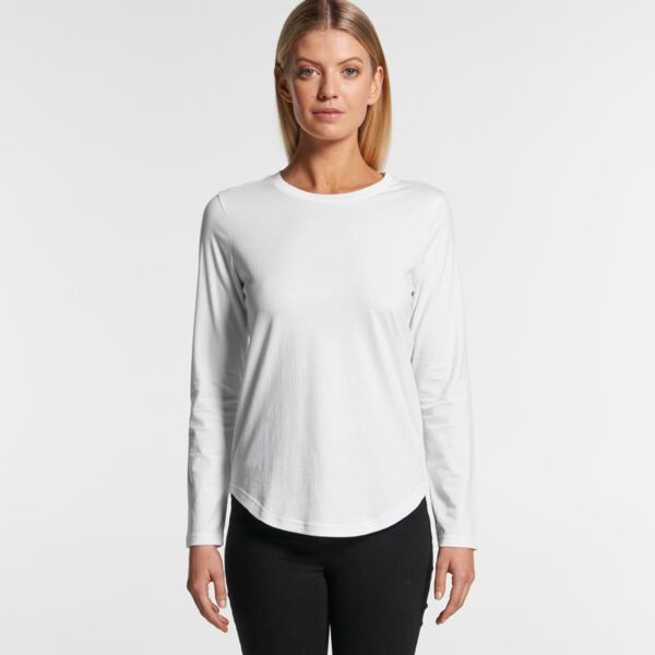 Womens Curve Long Sleeve Tee Thumbnail
