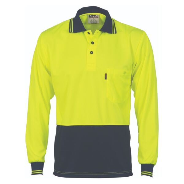Hi Vis Two Tone Cool Breathe Polo Shirt Thumbnail